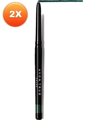 Avon Diamonds Aç Kapa Pırıltılı Göz Kalemi Emerald Glow Ikili Set