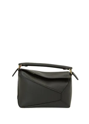 Loewe Puzzle Edge Mini Siyah Kadın Deri Çanta