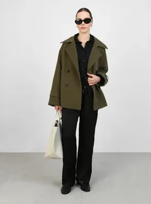 Refka Saten Beli Lastikli Pantolon - Siyah - Refka