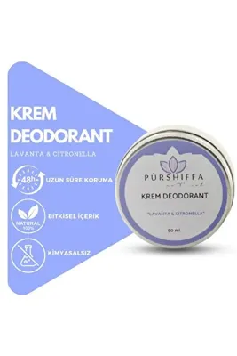 Pürshiffa Krem Deodorant (LAVANTA & CİTRONELLA) 50 ml