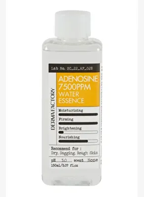 DERMA FACTORY Adenosine İçeren Kırışıklık Karşıtı, Sıkılaştırıcı Esans Tonik Derma Factory Adenosine Essence 150ml