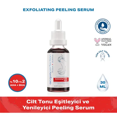Acqua Perfection ACQUA PERFECTION Acqua Perfection Cilt Tonu Eşitleyici ve Yenileyici Peeling Serum 30 ml