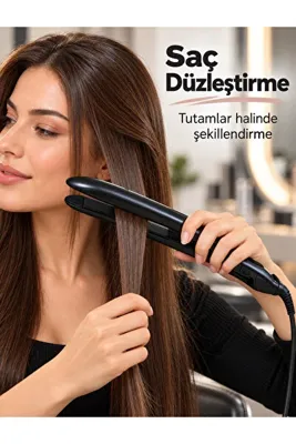 lisinya 110–240 V Sıcaklık Ayarlı Seramik Saç Düzleştirici -