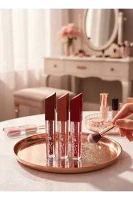 RS Ronassi Cosmetics Glitter Shine Lipgloss Parlak Işıltılı Likit Ruj