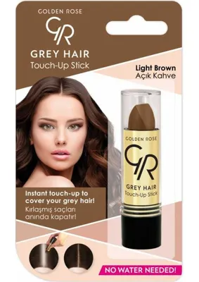 Golden Rose Grey Hair Touch-up Stick No: 06 Light Brown - Beyaz Saç Kapatıcı - Açık Kahve