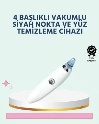 Trendexa Cilt Dostu Vakumlu Siyah Nokta Temizleyici - Siyah Nokta, Yağ Ve Makyaj Kalıntılarına Karşı