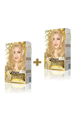 Maxx Deluxe Golden Beauty 24k 10.0 Sedef Sarısı Boya Seti 2 Adet