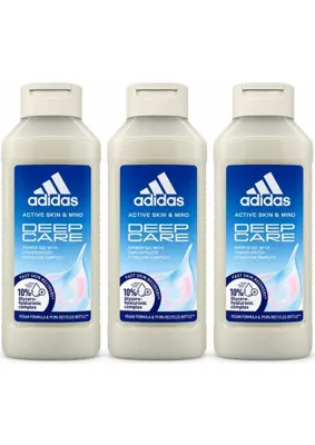 adidas Active Skin & Mind Deep Care Duş Jeli 3 x 400 ml