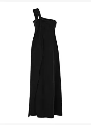 The Handloom Pia Maxi Elbise - Siyah