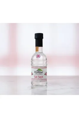 Kallina Cam Şişe %100 Saf Gül Suyu 250 ml – Doğal Tonik, Ferahlık ve Cilt Bakımı