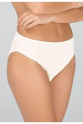 Kom Kadın Pamuklu Yüksek Bel Külot Beyaz Maxi 2li Paket
