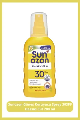 Sun Ozon Güneş Spreyi Spf 30 Klasik 200 ml