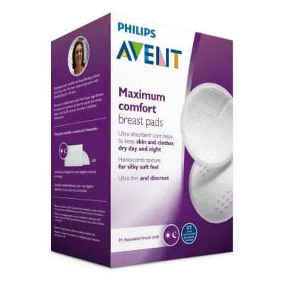 Philips Avent Tek Kullanımlık Göğüs Pedleri 24’lü, SCF254/24