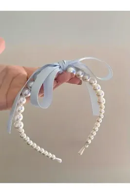 Diloshtrend Design Kadın İnci Taç Fiyon Taç