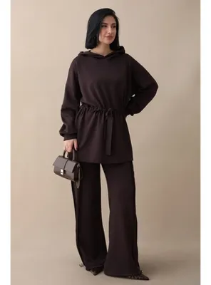 InStyle Beli Büzgülü Acı Kahve İkili Takım