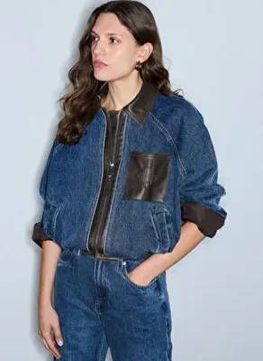 İpekyol Mavi Kadın Regular Fit Denim Ceket IW6260005124629