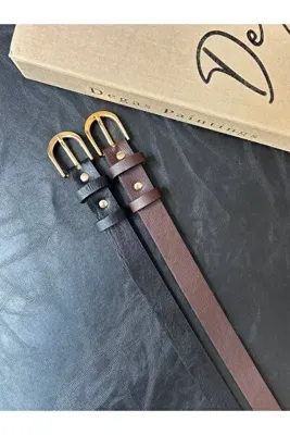 LİA KEMER 2'Lİ Loyal Oval Tokalı Ceket Kemeri ,Elbise Kemeri ,Pantolon Kemeri