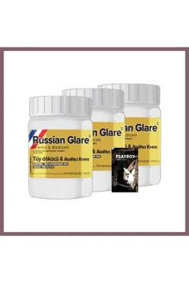 Bezos Glegnd Rusian Glare Tüylere Krem Nano 3 Adet x 50 ml Rus Merhemi - Hediye Jel VENGNERS