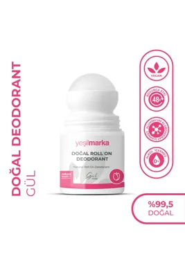 Yeşilmarka Doğal Gül Kokulu Deodorant 50 ml