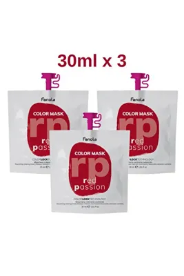 Fanola Color Mask Renklendirici Maske 30ml Red Passion (KIZIL TUTKU)