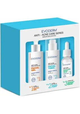 Belirtilmemiş Evoderm Anti-Acne Series Sebum Balancing Set