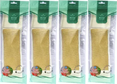 Derma Naturel Palmiye Örme İpli Banyo Kemeri 8 24cm 4 Lü Set