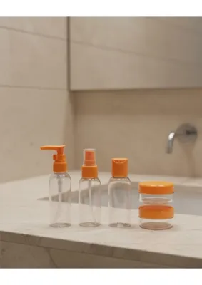 Marsilyan 30 ml 5’li Seyahat Şişesi Seti Çantalı Kozmetik Organizer