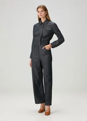 Fendi Lacivert Pantolon