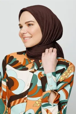 Mooncorn Acı Kahve Pilise Eşarp