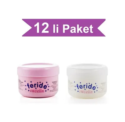 Diğer Feride Beyaz ve Pembe Vazelin 110 ML x 12