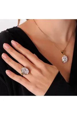 Atelier LEO Handmade Jewellery KÖSEM SULTAN BAKIR EL YAPIMI ZİRKON TAŞLI KARARMA YAPMAZ KADIN YÜZÜK ÖZEL KUTULU