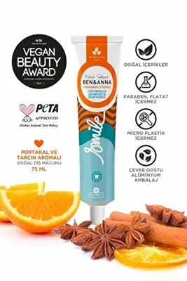 Ben&Anna Ben & Anna Diş Macunu Cinnamon+Orange 75 ml