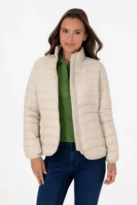 U.S. Polo Assn. Kadın Krem Mont 50308868-VR256