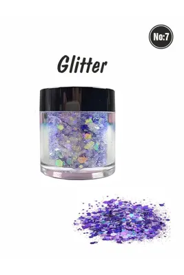 Ocean Glitter Yüz Ve Vücut Parlatıcı Sim Işıltı Parlak Yüz Makyajı