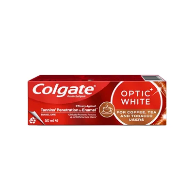 Colgate 50ml optıc whıte kahve çay ve tütün kullananlar için