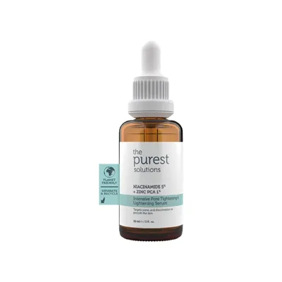 The Purest Solutions Gözenek, Siyah Nokta ve Akne (Sivilce) Giderici Bakım Serumu Niacinamide 5% + Zinc Pca 1% 30 ml