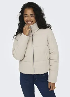 ONLY Kum Kadın Mont ONLNEWDOLLY CORDUROY PUFFER CC OTW