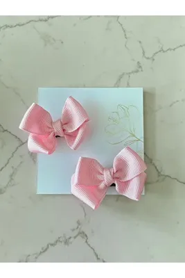 egomi kalpten gelen elle üretilen Grogren Kurdela Çift Saçsız Bebek Tokası