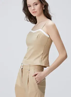 Network Bej Kadın Slim Fit Bluz 1094908