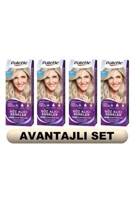 Palette 4 Adet Palette Saç Boyası Göz Alıcı Renkler 1-1 Gece Mavisi 110 ml