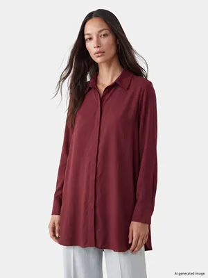 LCW EVERYDAY Gabardin Kadın Gömlek Tunik