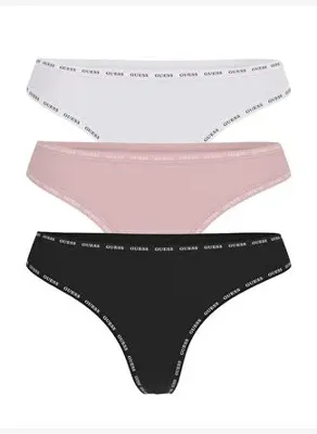 Guess Basic Thong Kadın Brief 3'Lü Külot Paketi