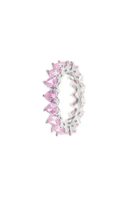 Merano Design Pembe Kalpli Tamtur Yüzük