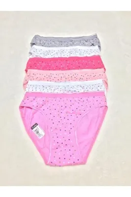 Tutku 6'lı Paket Yıldız Kadın Slip Külot