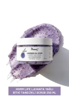 hommbitkisel Lavanta Yağlı Bitki Tanecikli Scrub 250 Ml