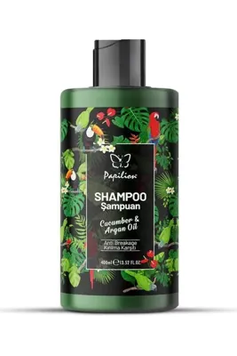 E&D Collection Papilion Salatalık Ve Argan Yağı Özlü Saç Şampuanı 400 ml