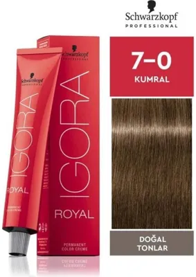 Schwarzkopf Igora Royal Doğal Tonlar 7-1 Kumral Sandre Saç Boyası 60ml