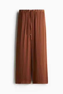H&M Büzgü Bağlı Geniş Pantolon