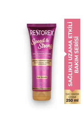Restorex Speed & Strong Saç Bakım Kremi 250 ml – Sağlıklı Uzama & Onarıcı Bakım