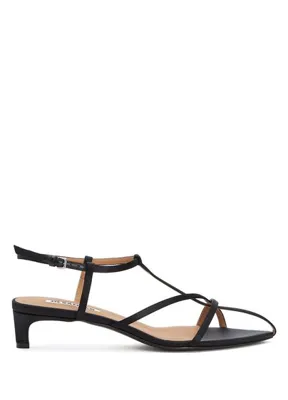 Jil Sander Cage Siyah Kadın Sandalet